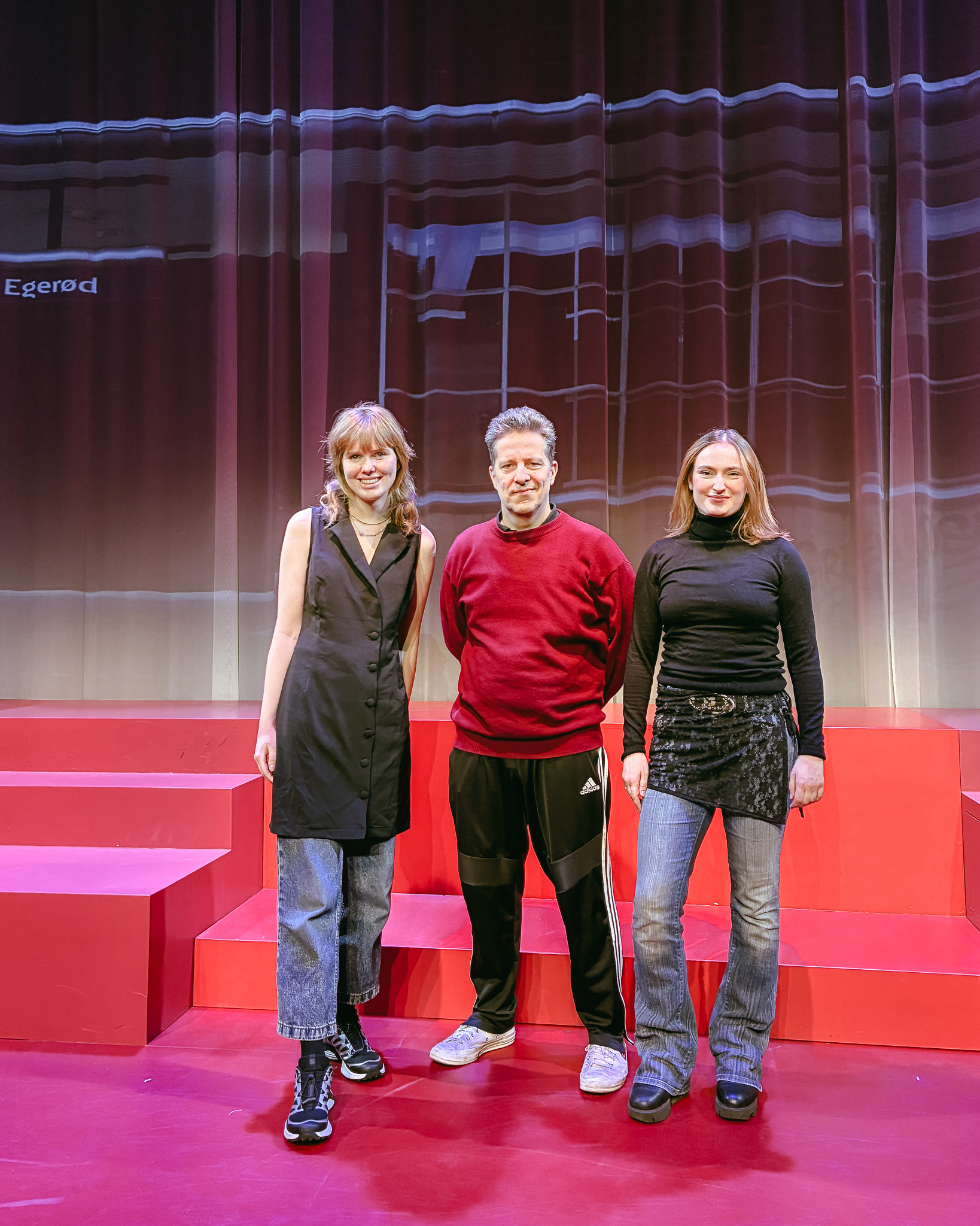 billede forfatter Sofie Riis Endahl, instruktør Pelle Koppel og sanger Mira Andrea Balloli.